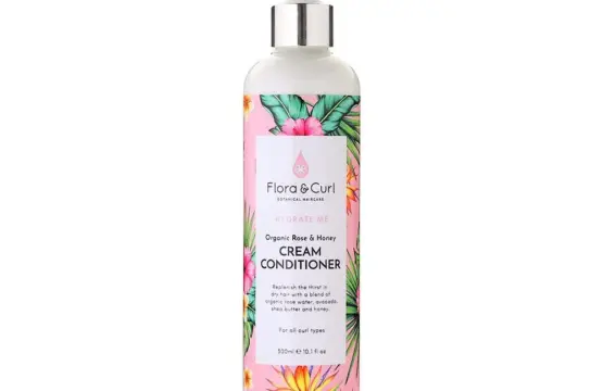 Flora and Curl Rose Water and Honey Cream Conditioner 300ml